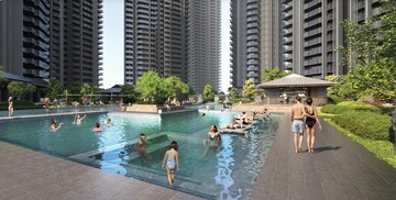 Swimming Pool in 2 BHK Apartment at Krisumi Waterside Residences, Sector 36a – for Sale