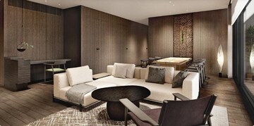 Living Room in 2 BHK Apartment at Krisumi Waterside Residences, Sector 36a – for Sale