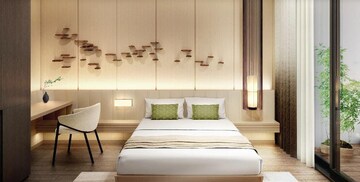 Bedroom in 2 BHK Apartment at Krisumi Waterside Residences, Sector 36a – for Sale