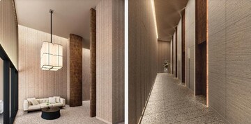 Building Lobby in 3 BHK Apartment at Krisumi Waterside Residences, Sector 36a – for Sale