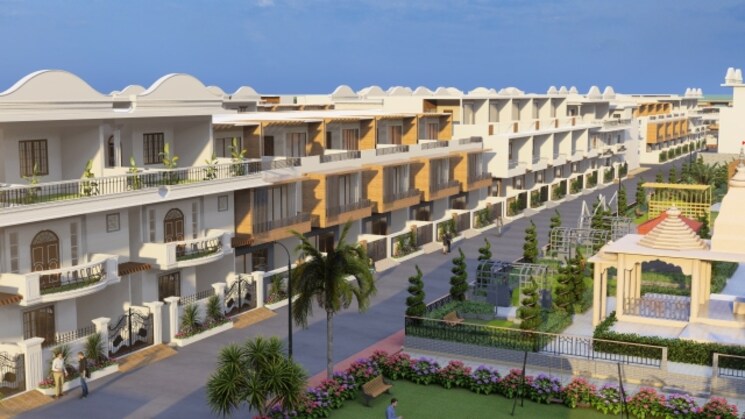 Exterior View, vanshika-ontario 3 Bedroom 1750 Sq.Ft. Villa In Faizabad Road Lucknow 7254381