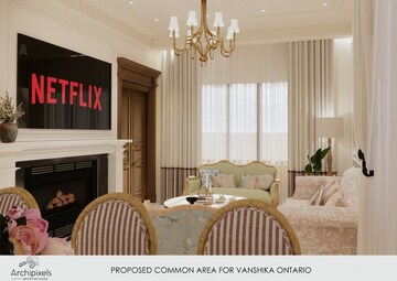 Living Room in 3 BHK Villa at Vanshika Ontario, Faizabad Road – for Sale