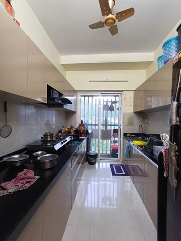 Kitchen in 2 BHK Apartment at Parsik Nagar – for Sale