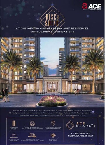 3 BHK Apartment – Exterior View View at Ace Starlit, Sector 152 - for Sale
