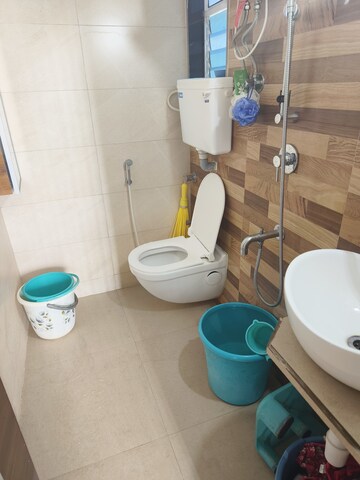 Bathroom in 1 BHK Apartment at Bachraj Lifespace, Virar West – for Sale