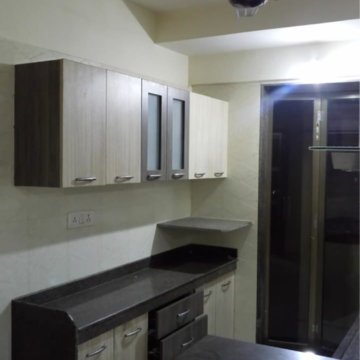 Kitchen in 1 BHK Apartment at DV Shree Shashwat, Gaurav Tal Patriwala Industrial Area – for Sale