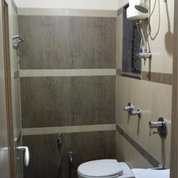 Bathroom in 1 BHK Apartment at DV Shree Shashwat, Gaurav Tal Patriwala Industrial Area – for Sale