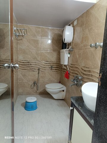Bathroom in 3 BHK Apartment at Vinay Unique Gardens, Virar West – for Sale