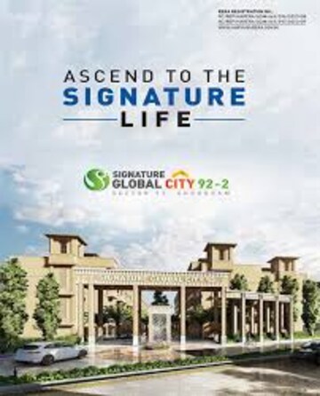 3 BHK Builder Floor – Exterior View View at Signature Global City 92, Sector 92 - for Sale