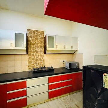 Kitchen in 3 BHK Builder Floor at Ansal Sushant Lok I, Sushant Lok I – for Sale