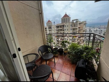 Balcony in 2 BHK Apartment at Nyati Evara 2, Undri – for Rent
