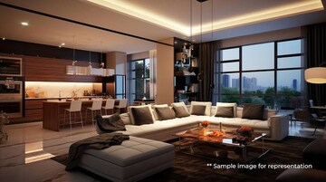 Living Room in 2 BHK Apartment at Elite Vivanta, Kharghar Sector 15 – for Sale