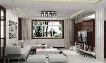 Living Room in 3 BHK Apartment at Elite Vivanta, Kharghar Sector 15 – for Sale