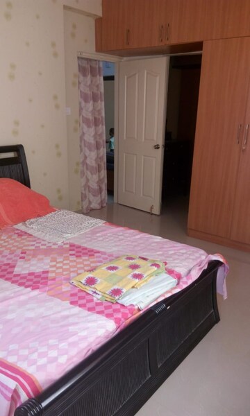 Bedroom in 3 BHK Apartment at Bhuvaneshwari Nagar – for Sale