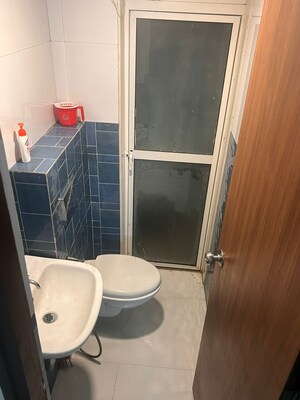 Bathroom in 1 BHK Apartment at Lodha Amara, Kolshet Road – for Rent
