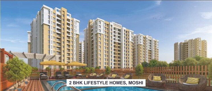 Exterior View, nakshatra-i-land 2.5 Bedroom 856 Sq.Ft. Apartment In Moshi Pune 7258699