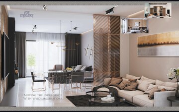 Living Room in 3 BHK Apartment at Candeur Crescent, Serilingampally – for Sale