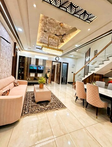 Living Room in 4 BHK Villa at Gandhi Path – for Sale