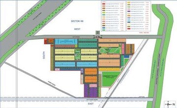  Plot – Exterior View View at Amolik Aster Woods, Sector 98 - for Sale