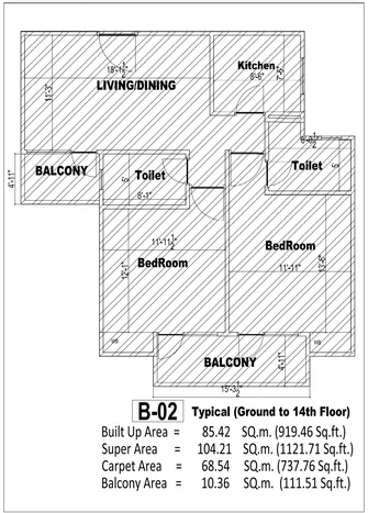 2 BHK Apartment For Resale in I And T Jheel Residency Phaphamau Allahabad  7259661