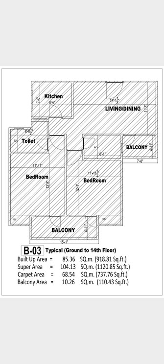 2 BHK Apartment For Resale in I And T Jheel Residency Phaphamau Allahabad  7259661