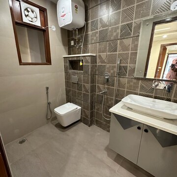 Bathroom in 3 BHK Builder Floor at Chattarpur – for Sale