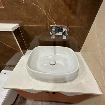 Bathroom in 3 BHK Builder Floor at Chattarpur – for Sale