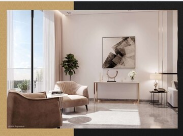 Living Room in 3 BHK Apartment at Oxirich Chintamani, Sector 103 – for Sale