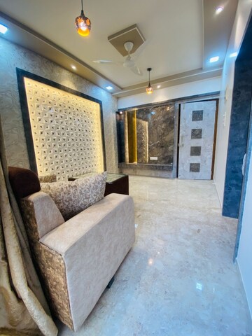 Living Room in 1 BHK Apartment at Piramal Vaikunth, Balkum Pada – for Sale
