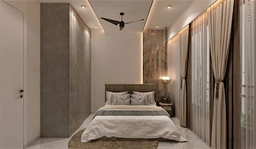 Bedroom in 2 BHK Apartment at Sheth Auris Serenity Tower 1, Malad West – for Sale