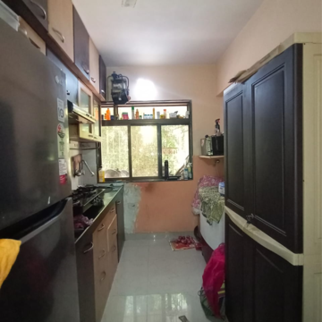 Kitchen in 1 BHK Apartment at Veda CHS, Dahisar West – for Sale