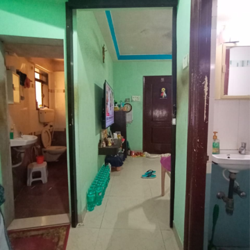 Living Room in 1 BHK Apartment at Veda CHS, Dahisar West – for Sale