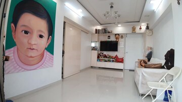 Living Room in 1 BHK Apartment at Aditya Aryan, Borivali East – for Sale