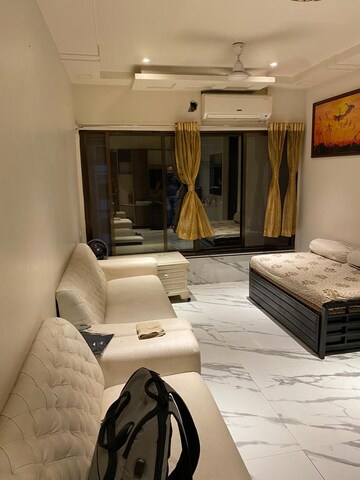 Living Room in 1 BHK Apartment at Subhash Tower, Kalwa – for Sale