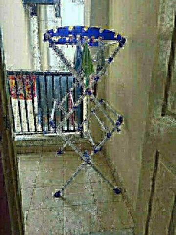 Staircase in 2.5 BHK Apartment at SVP Gulmohur Greens, Mohan Nagar – for Sale