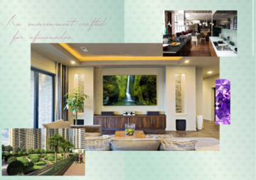Living Room in 3.5 BHK Apartment at ATS Tourmaline, Sector 109 – for Sale