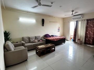 Living Room in 4 BHK Apartment at Saya Gold Avenue, Vaibhav Khand – for Sale