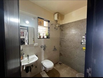 Bathroom in 2 BHK Apartment at Nyati Evara 2, Undri – for Rent