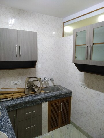 Kitchen in 2 BHK Builder Floor at Lajpat Nagar – for Rent