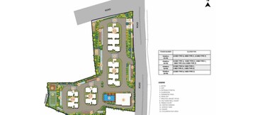 Floor Plan in 3.5 BHK Apartment at Kokapet – for Sale
