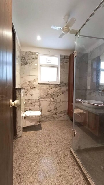 Bathroom in 4 BHK Builder Floor at Green Fields Colony – for Sale
