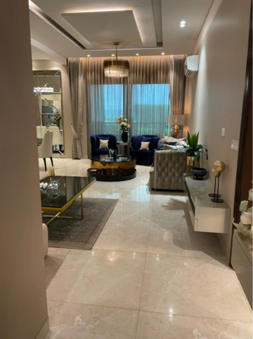 Living Room in 3 BHK Apartment at Artique Uptown Skylla, International Airport Road – for Sale