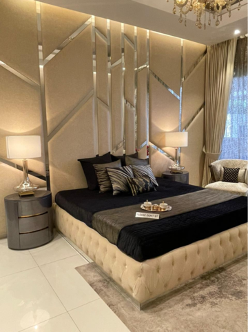 Living Room in 3 BHK Apartment at Artique Uptown Skylla, International Airport Road – for Sale