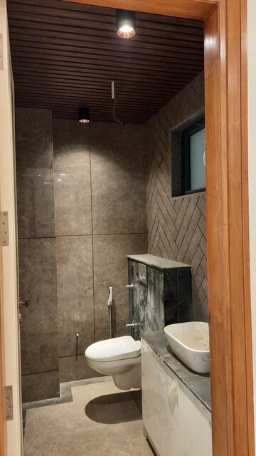 Bathroom in 3 BHK Builder Floor at BPTP Parkland, Sector 75 – for Sale