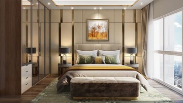 Bedroom in 4 BHK Apartment at Prestige Jasdan Classic, Mahalaxmi – for Sale
