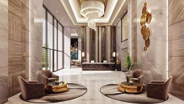 Living Room in 4 BHK Apartment at Prestige Jasdan Classic, Mahalaxmi – for Sale