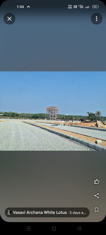  Plot For Sale in Vasavi Archana White Lotus, Kethireddipally