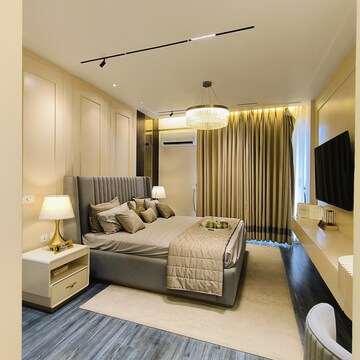 Living Room in 3 BHK Apartment at Aura Gazania, High Ground – for Sale