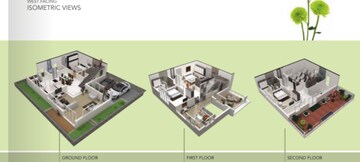 Floor Plan in 4 BHK Villa at Tellapur – for Sale