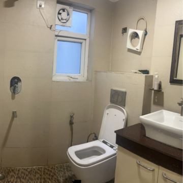 Bathroom in 4 BHK Builder Floor at BPTP Park Elite Floors, Sector 75 – for Sale